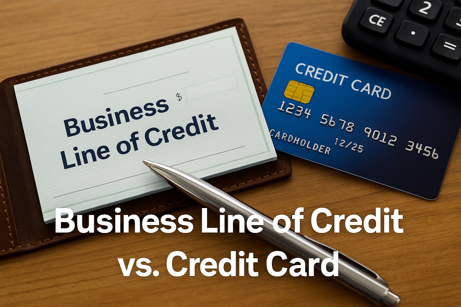 Business Line of Credit vs. Credit Card: Choosing the Right Business Financing