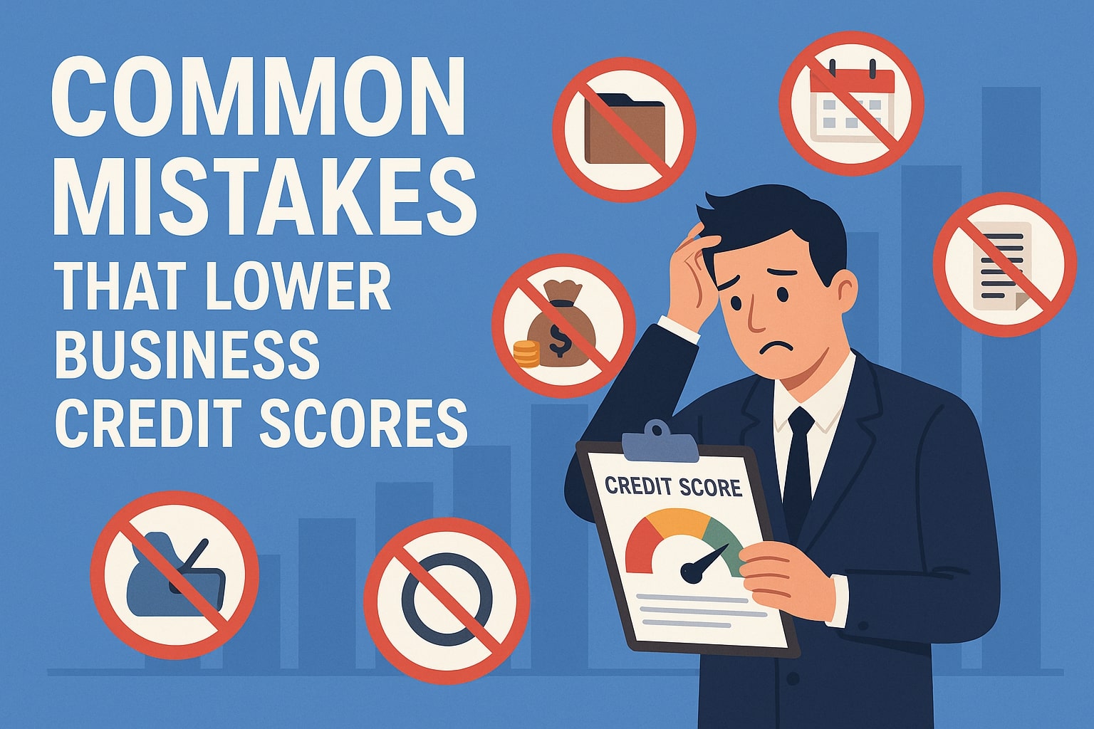 Common Mistakes That Lower Business Credit Scores