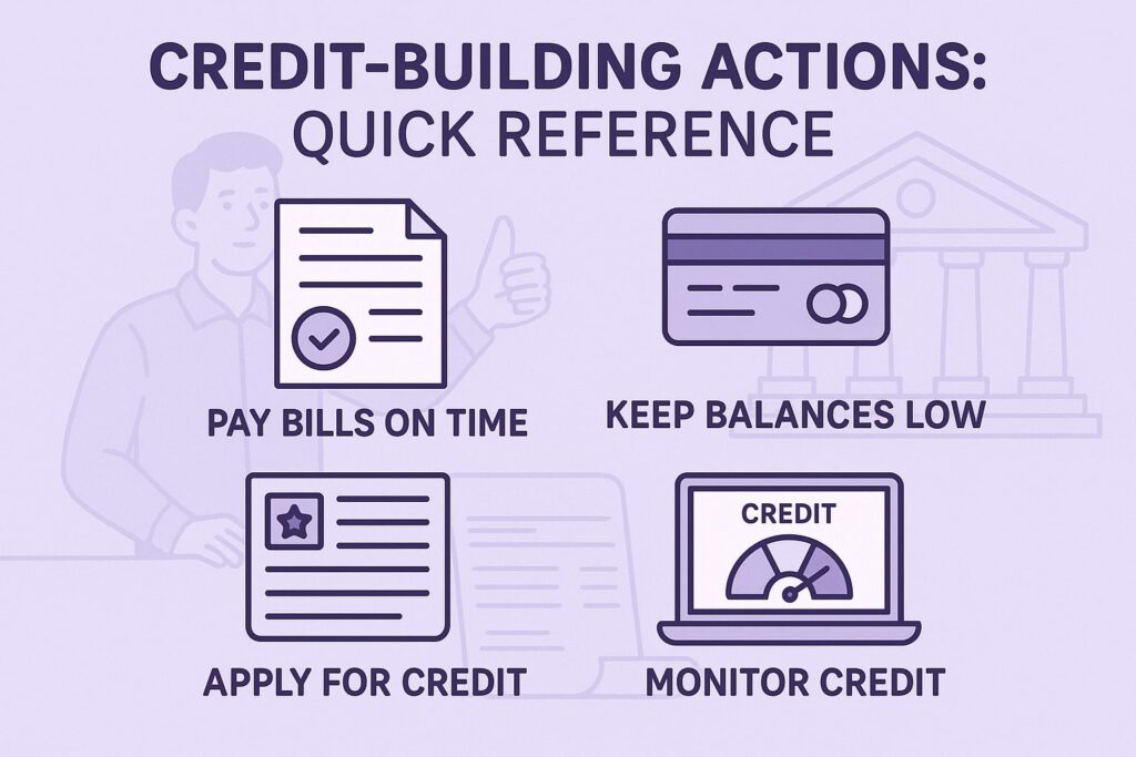 Credit-Building Actions: Quick Reference