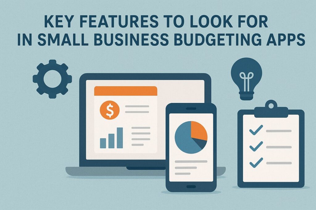 Key Features to Look for in Small Business Budgeting Apps