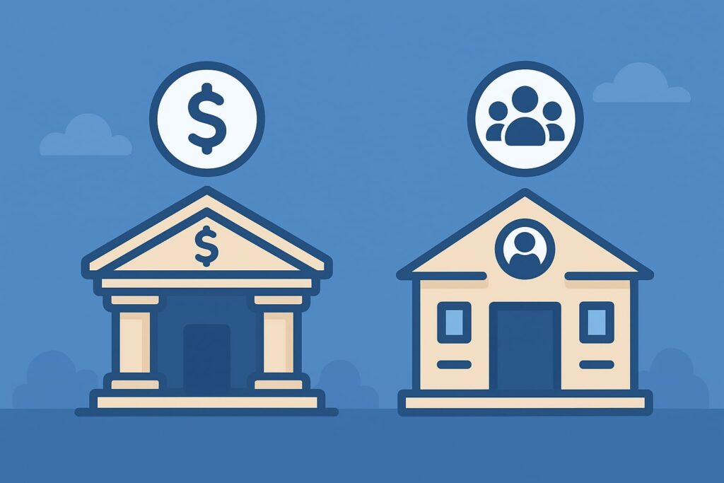 Traditional Banks and Credit Unions
