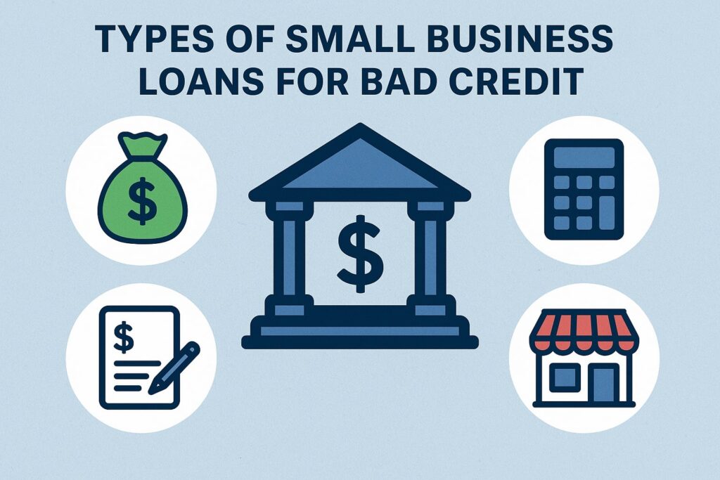 Types of Small Business Loans for Bad Credit
