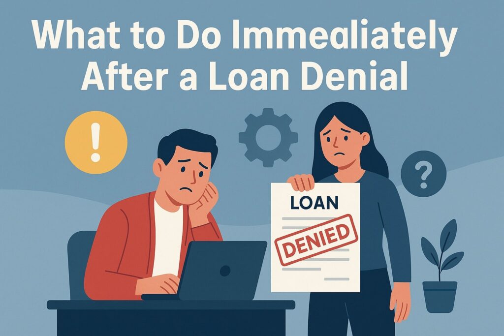 What to Do Immediately After a Loan Denial