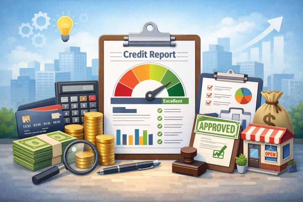 Build a credit profile that supports a small business loan