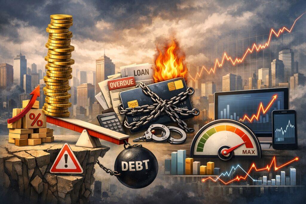 High Leverage, Overextended Credit, and Utilization Spikes