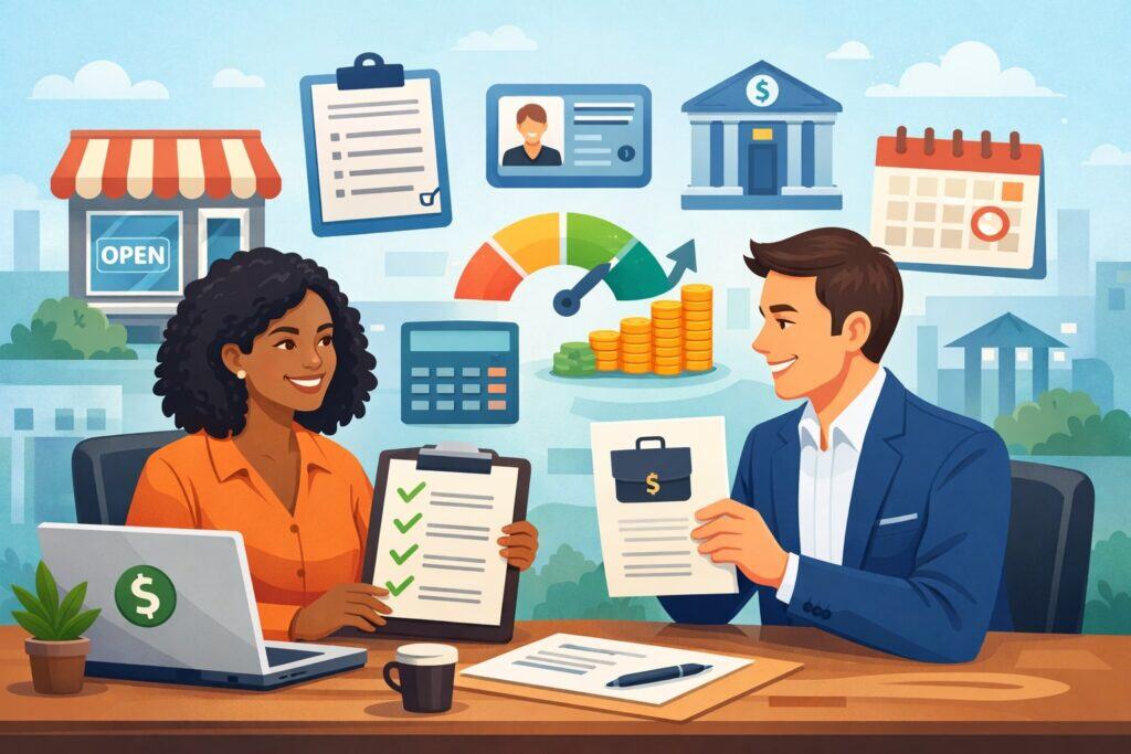 Meet baseline eligibility requirements for a small business loan