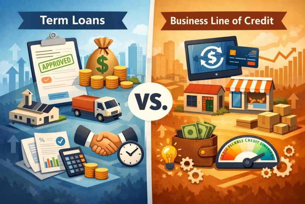 How Term Loans Work in Term Loans vs Business Lines of Credit Decisions