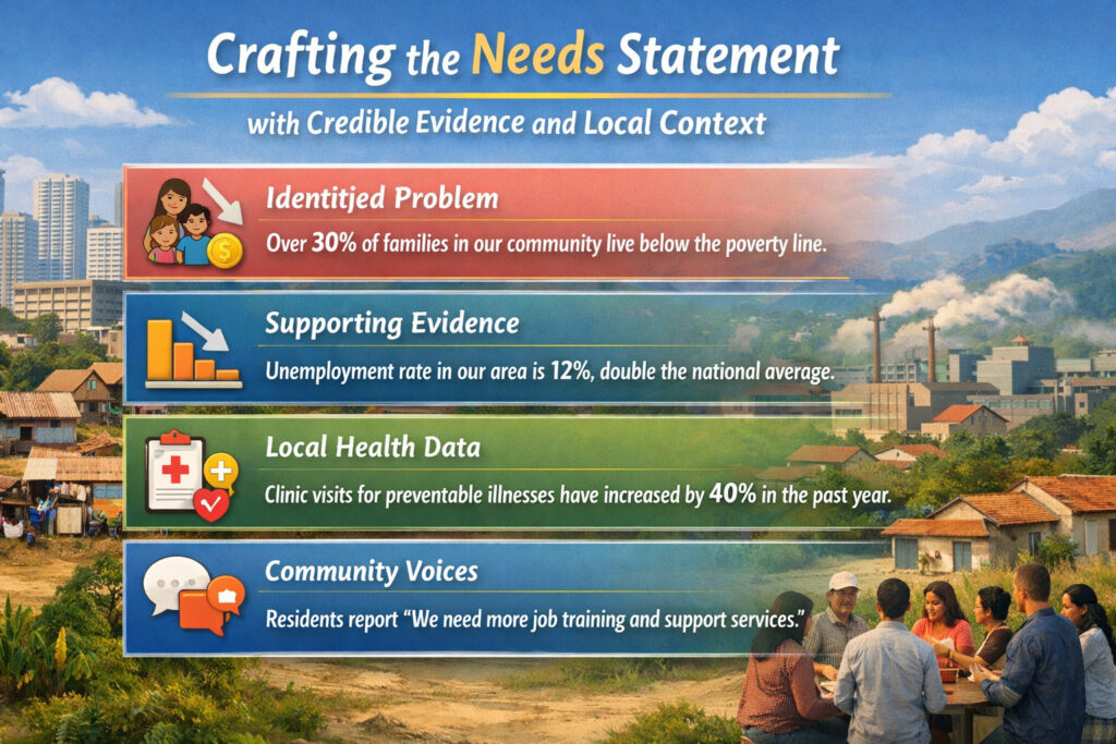 Craft the Needs Statement With Credible Evidence and Local Context