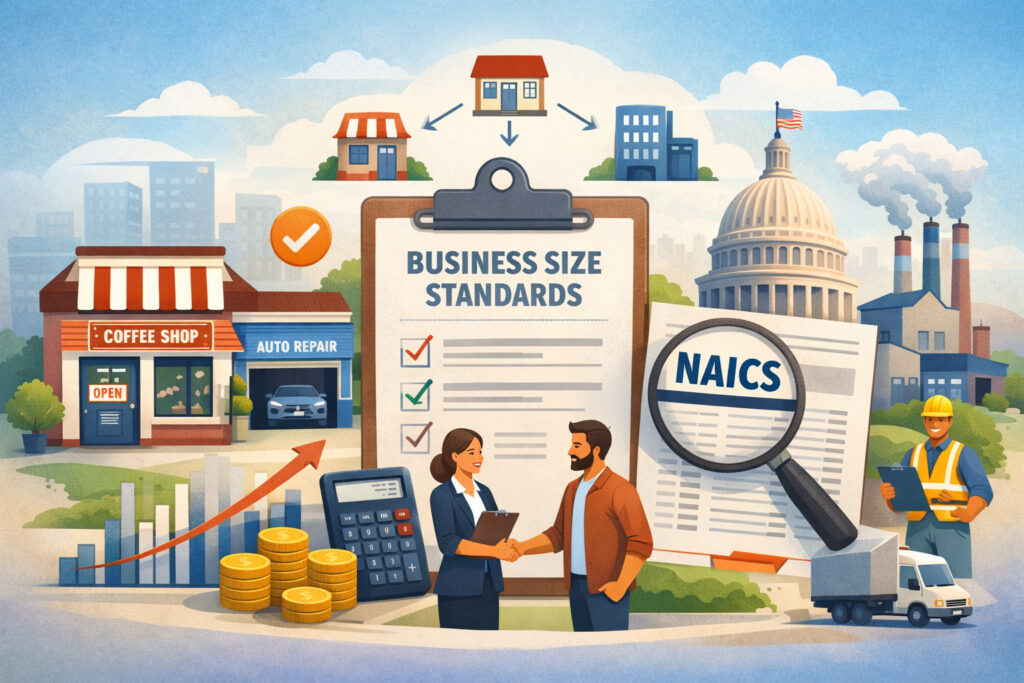 Eligibility Basics: “Small Business” Definitions, Size Standards, and Why NAICS Matters