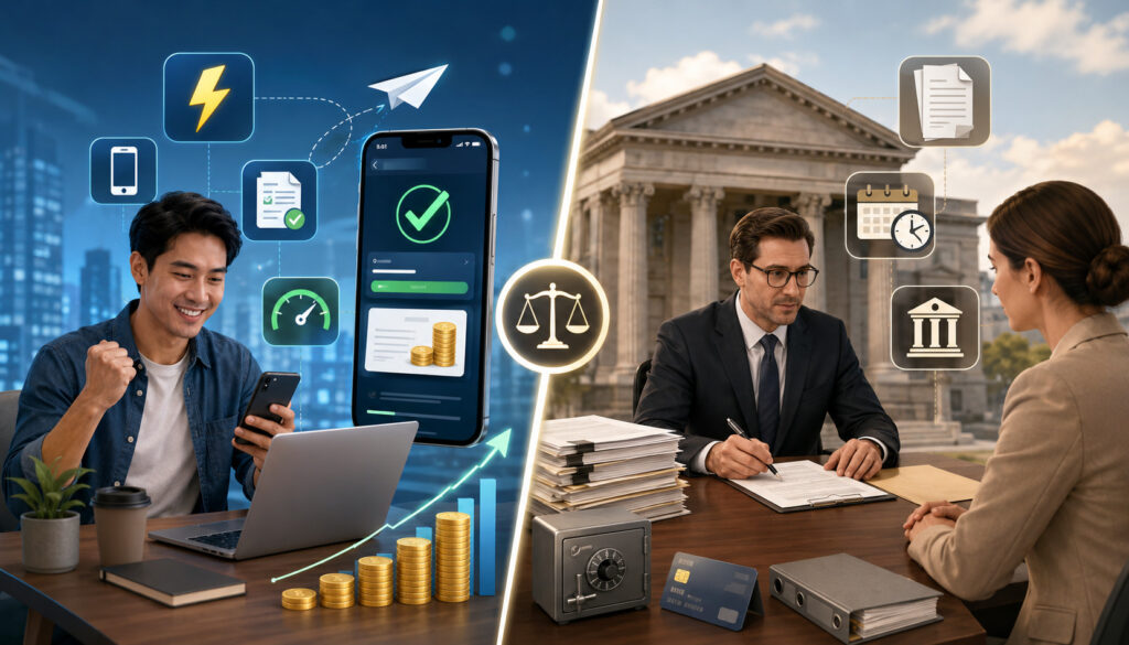 Alternative lending vs traditional bank loan comparison