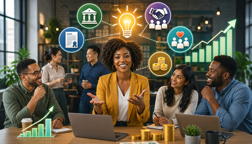 Minority startup funding options illustration