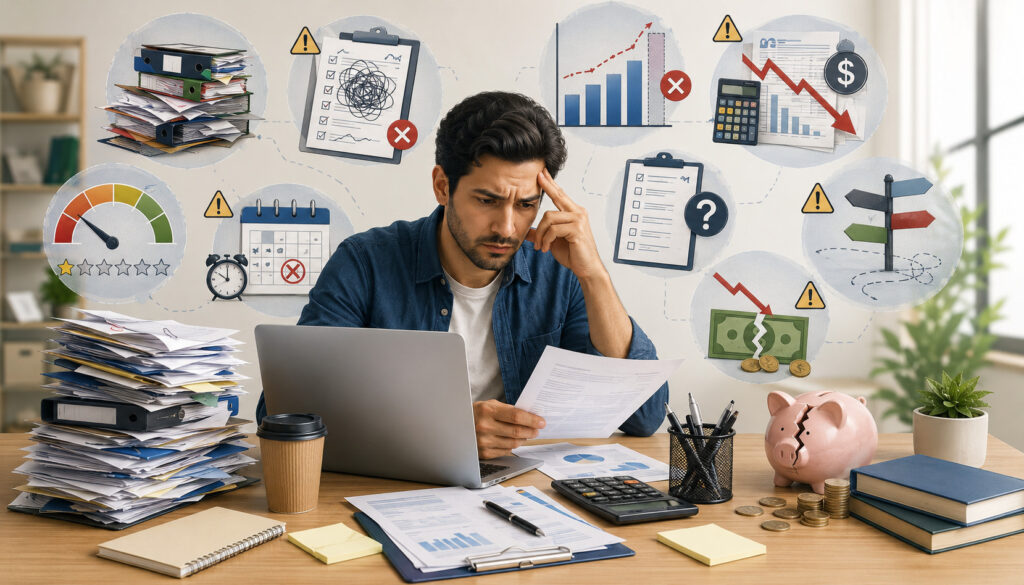 Small business funding mistakes and financial planning challenges